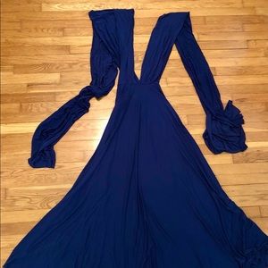 Lulus | Tricks of The Trade Navy Maxi Dress